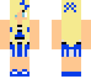 blue blonde cheerleader