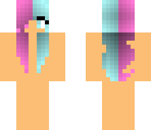 blue and pink girl template