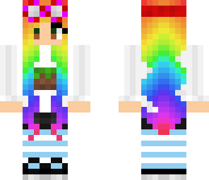 striped girl