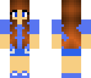 blue girl