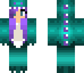 dinosaur girl skin