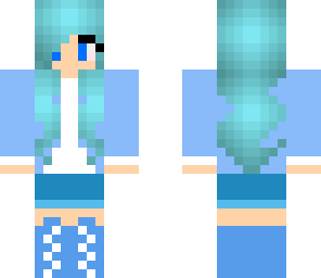 blue girl