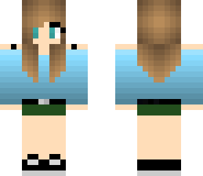 blue summer girl