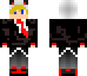 blonde wolf boy in tuxedo