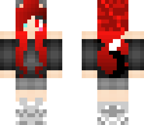 back cat girl