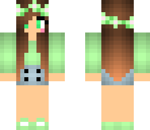 mint green flower girl