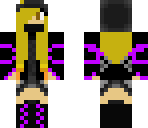 purple assassin girl 