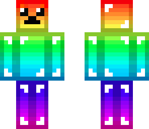 cute shiny rainbow puppy