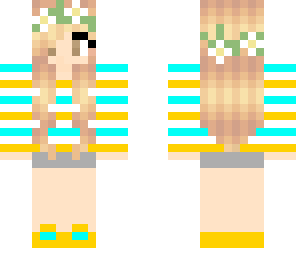 blue and yellow girl