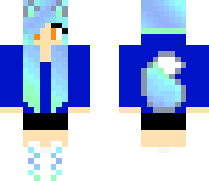 winter fox girl