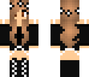 black and white flower girl
