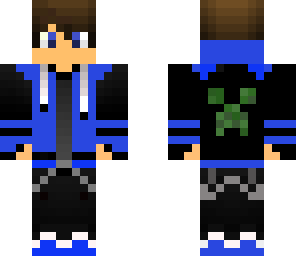 the blue evil man