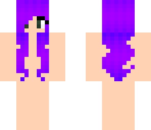 purple hair skin base