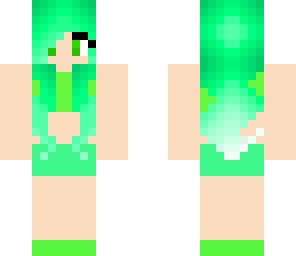 green clothed girl