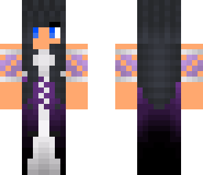 aphmau with bleu eyes