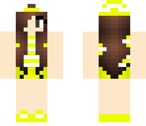 yellow cute girl