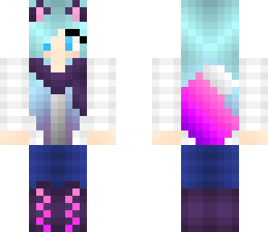 winter fox girl