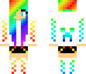 rainbow girl