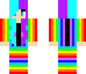 now this is a rainbow girl