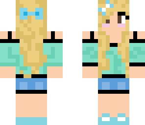 blue girl