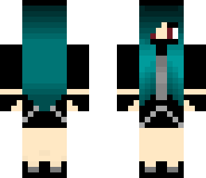 blue goth girl