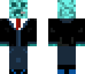 creeper in blue suit