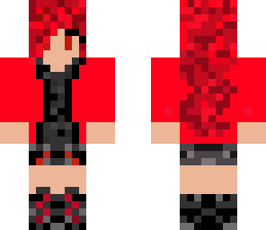 red and black