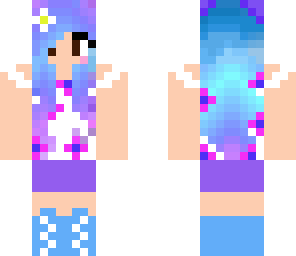 cute purple girl