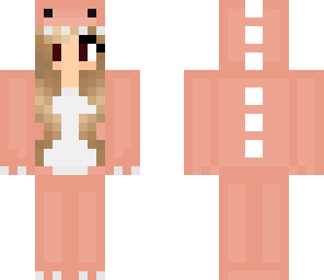 cute pink dinosaur girl 