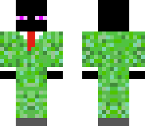 enderman creeper suit
