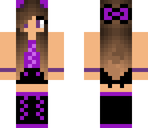purple cat girl