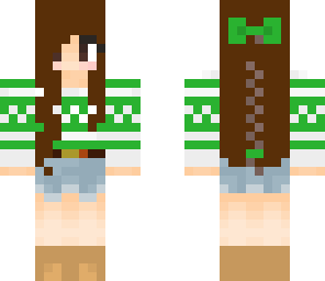 cute green skin