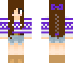 cute purple skin