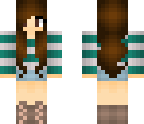 girl with green sweater
