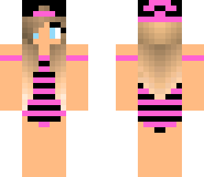 pink hot girl in a one piece
