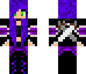 purple girl guard