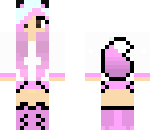 pink fox girl