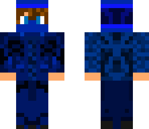 cool blue biker
