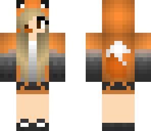 fox girl with headphones