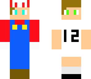 mario and football player