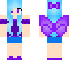 purple and blue fairy