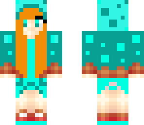 blue cake girl