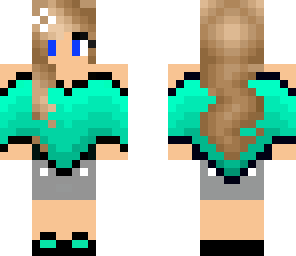 cute blue girl finished