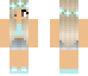 blue girl