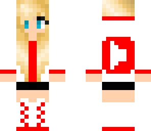 red youtuber girl