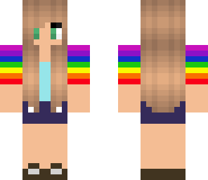 rainbow girl