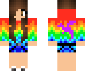 rainbow gamer girl