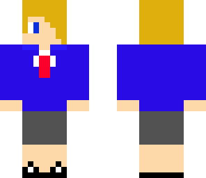 boy in schoolgirl uniform