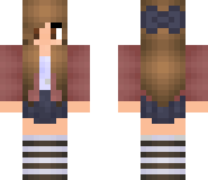 school girl brunette