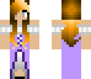 purple mideval girl